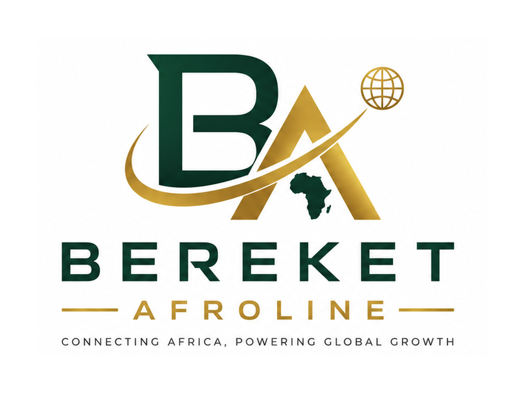 Bereket Afroline logo on white background